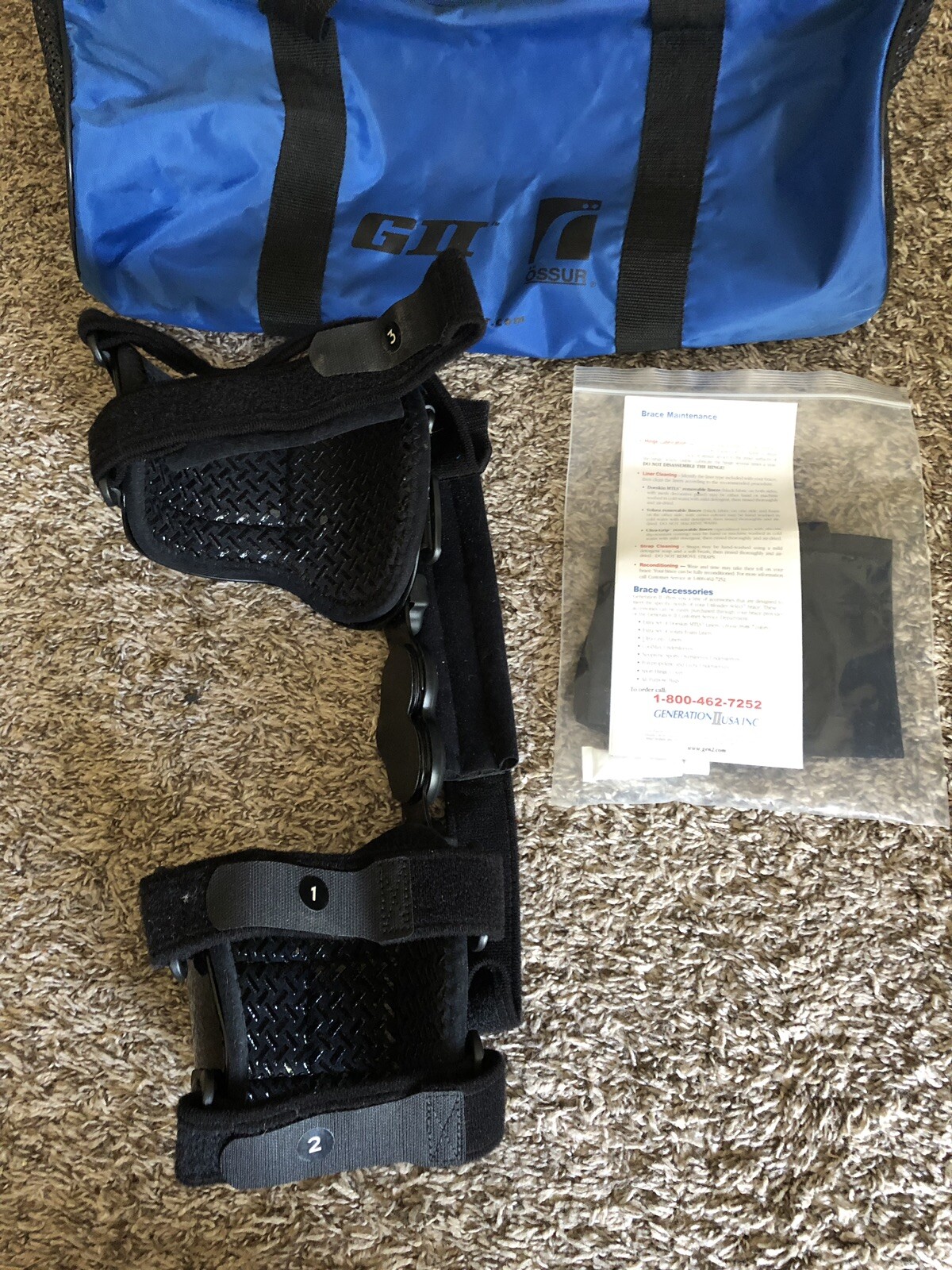 Ossur Select Go Knee Brace With Bag And Manual