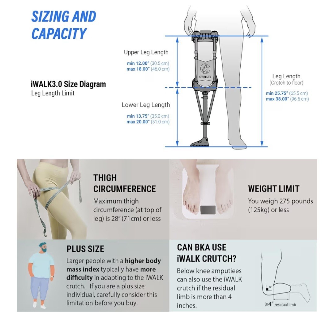 iWALK 3.0 Free Knee Cruch