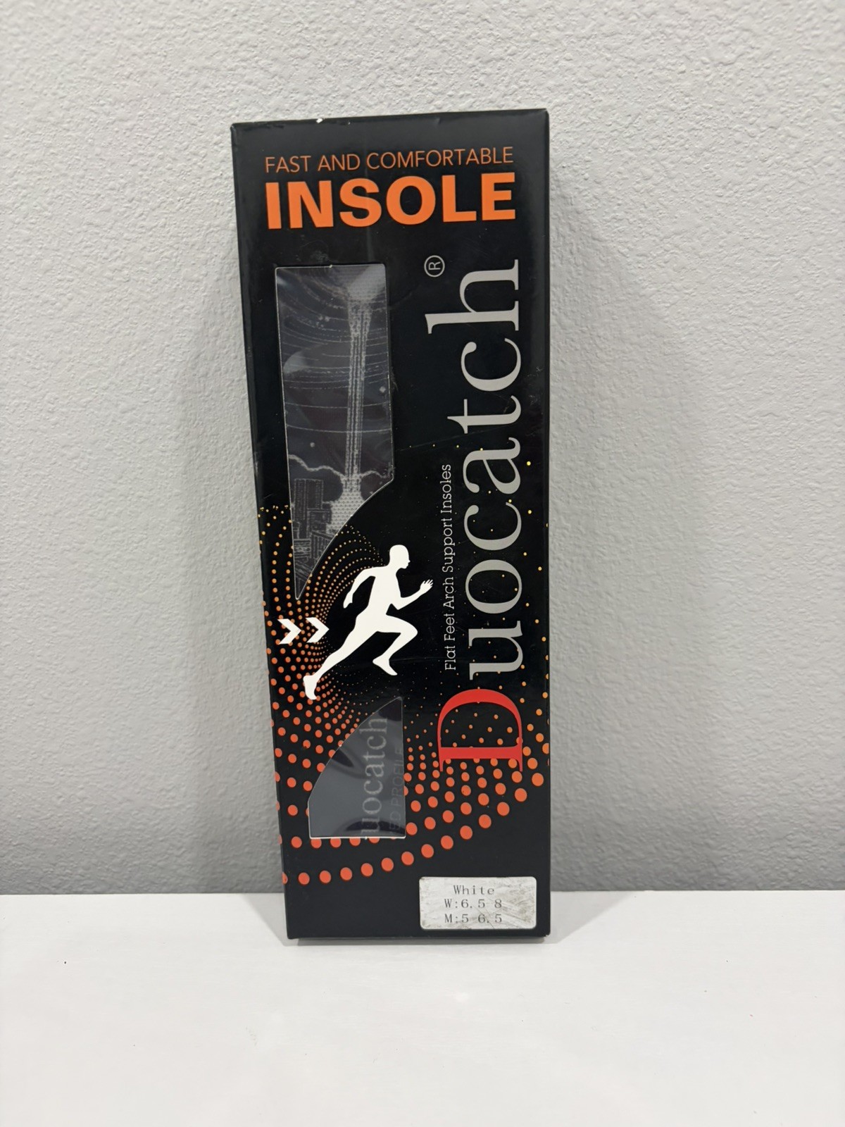 Duocatch Orthotic Insoles with High Arch Support W:4. 5/6 M 3-4/5