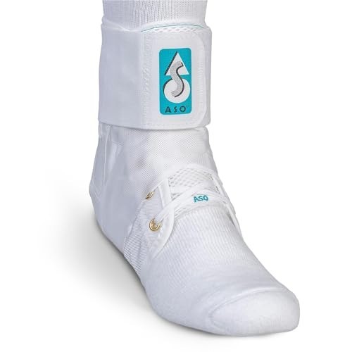 Ankle Stabilizer Lace Up Brace for Sprained Ankle Sports Injury Recovery Nylon