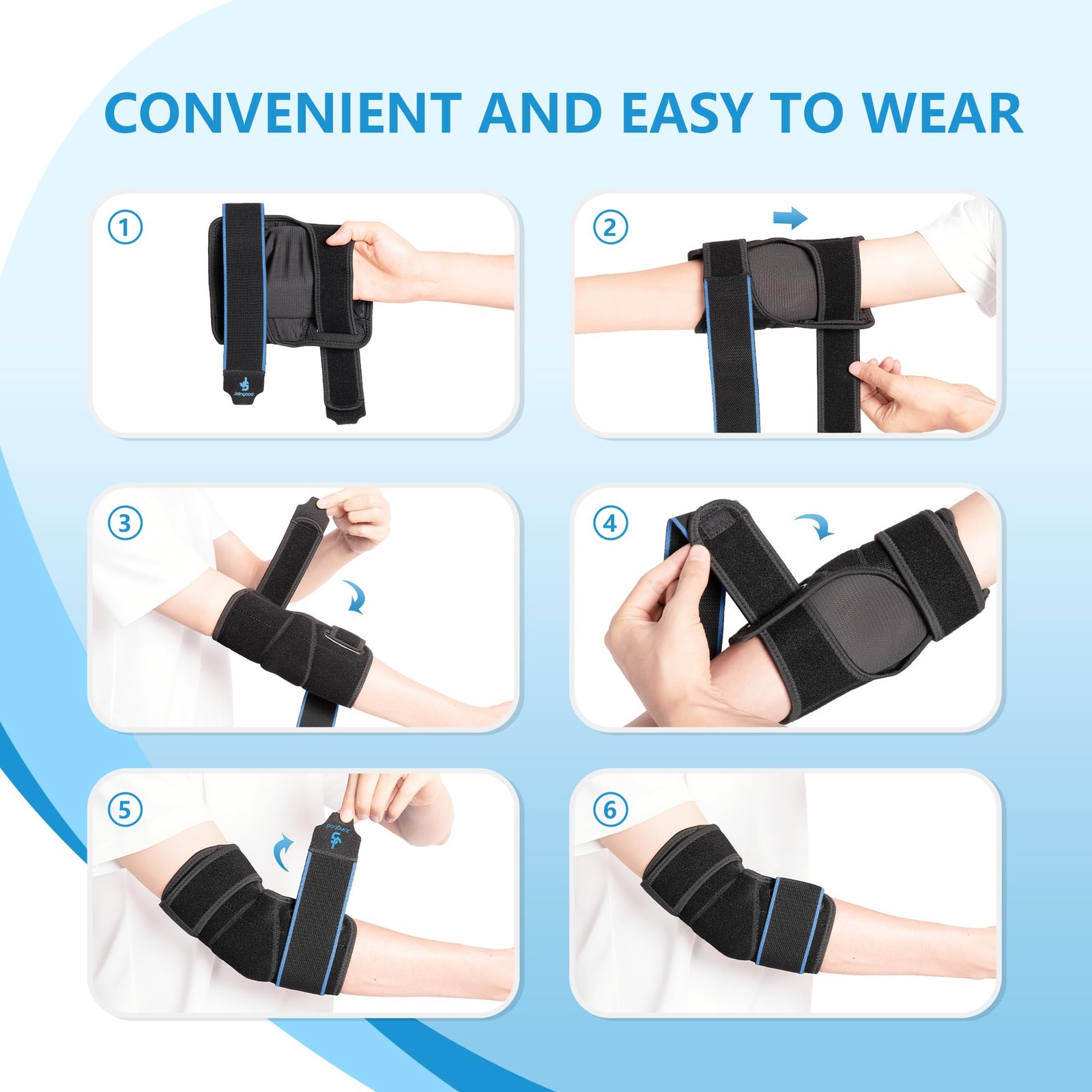 Adjustable Elbow Brace Tennis Elbow Brace for Men & Women, Elbow Compression …