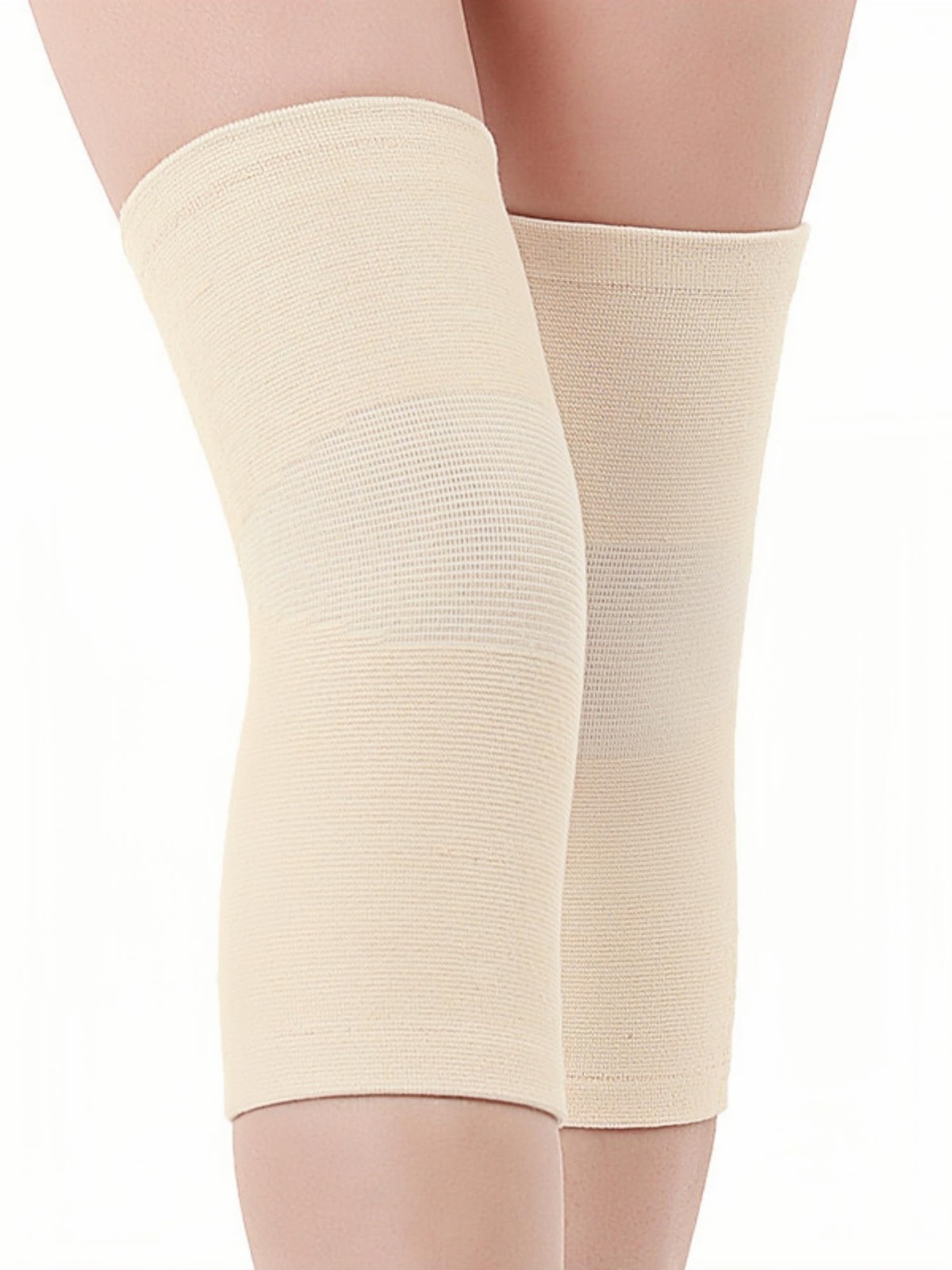 Bamboo Knee Sleeves, 2-Pack Knee Compression Sleeve Women Men Elastic Warm Sl…