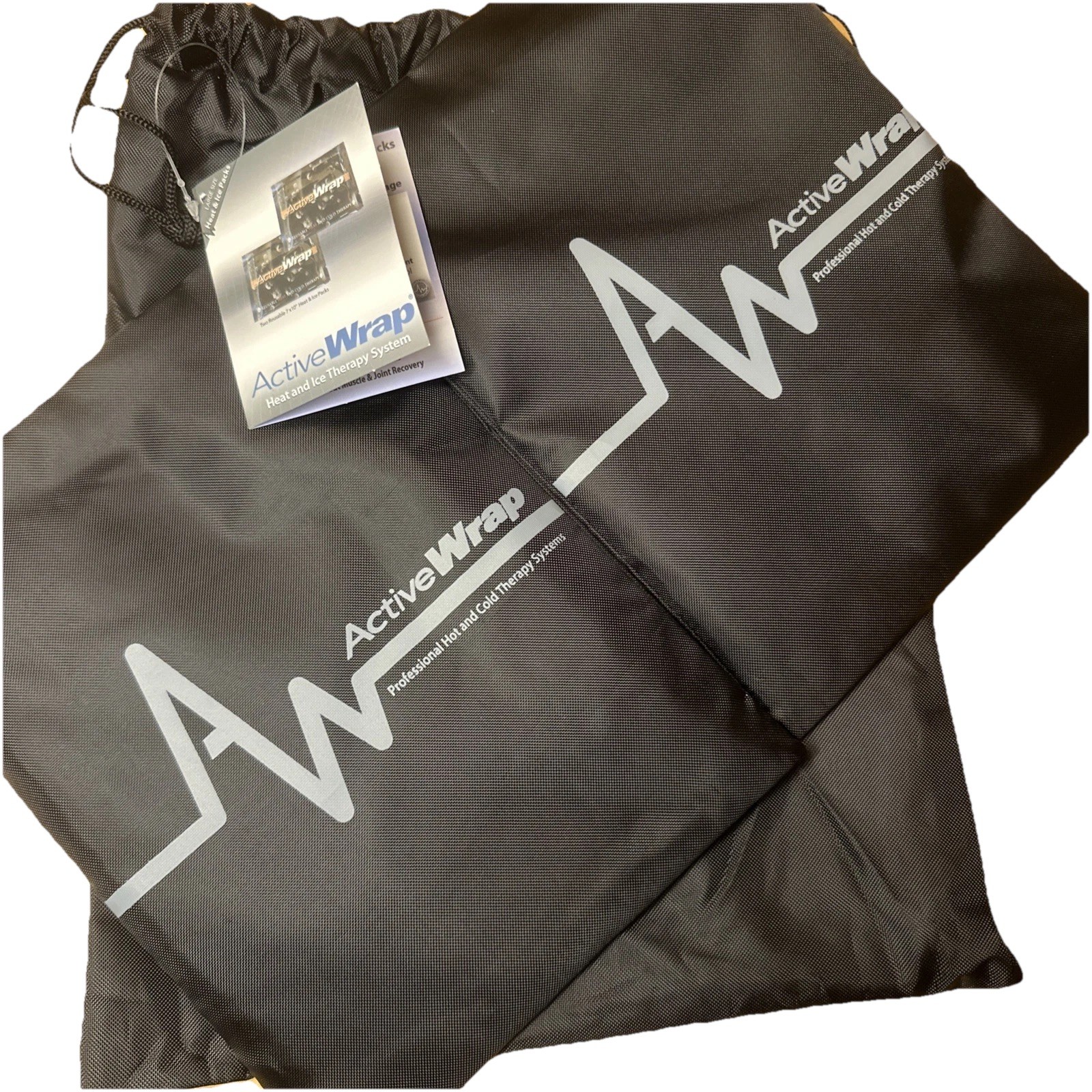 NWT Activewrap Heat & Ice Therapy System Heat & Ice Packs Large Size Cover Bag