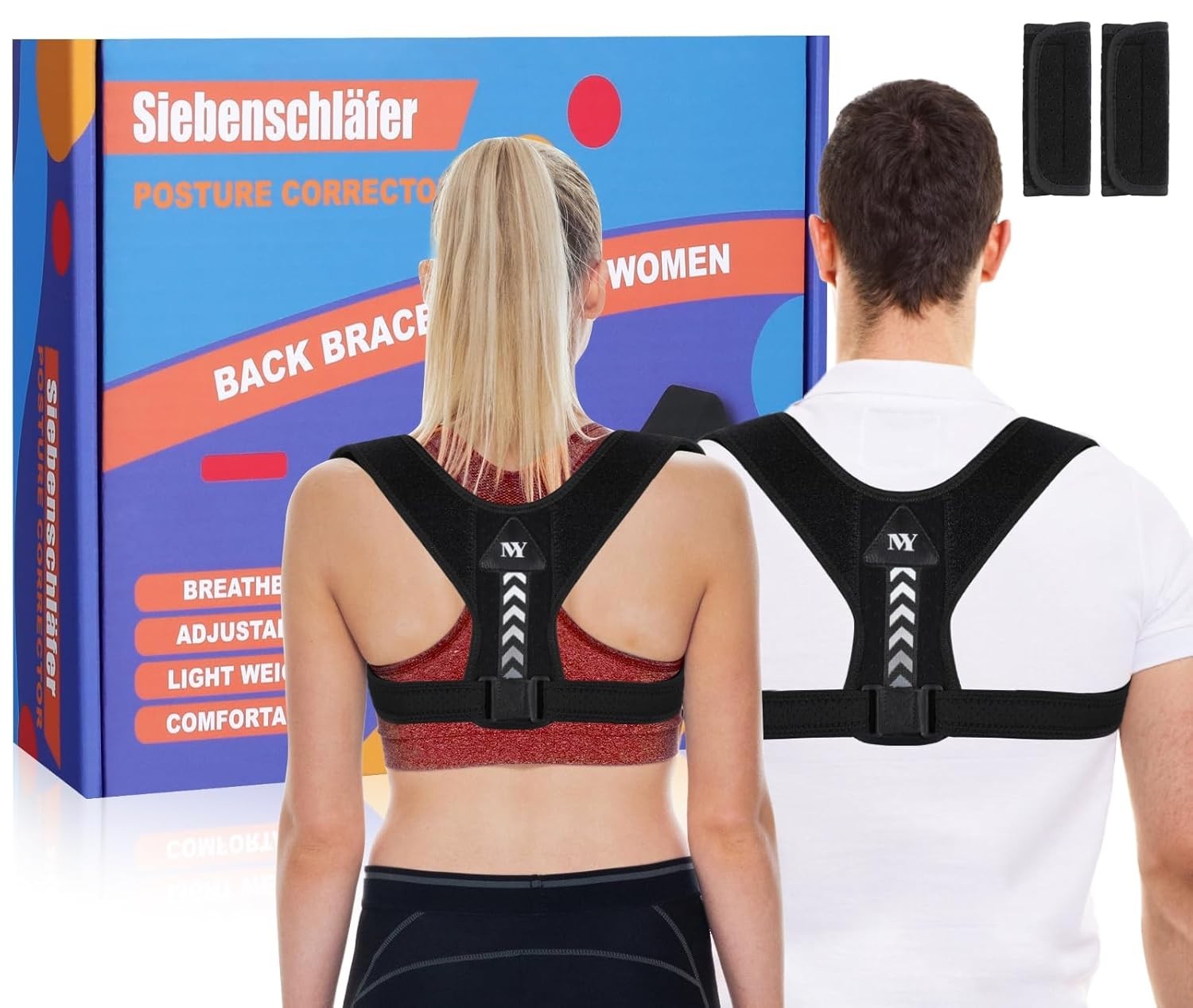 Posture Corrector Upper Back Brace Neck Shoulder Support Brace Pain Relief Belt
