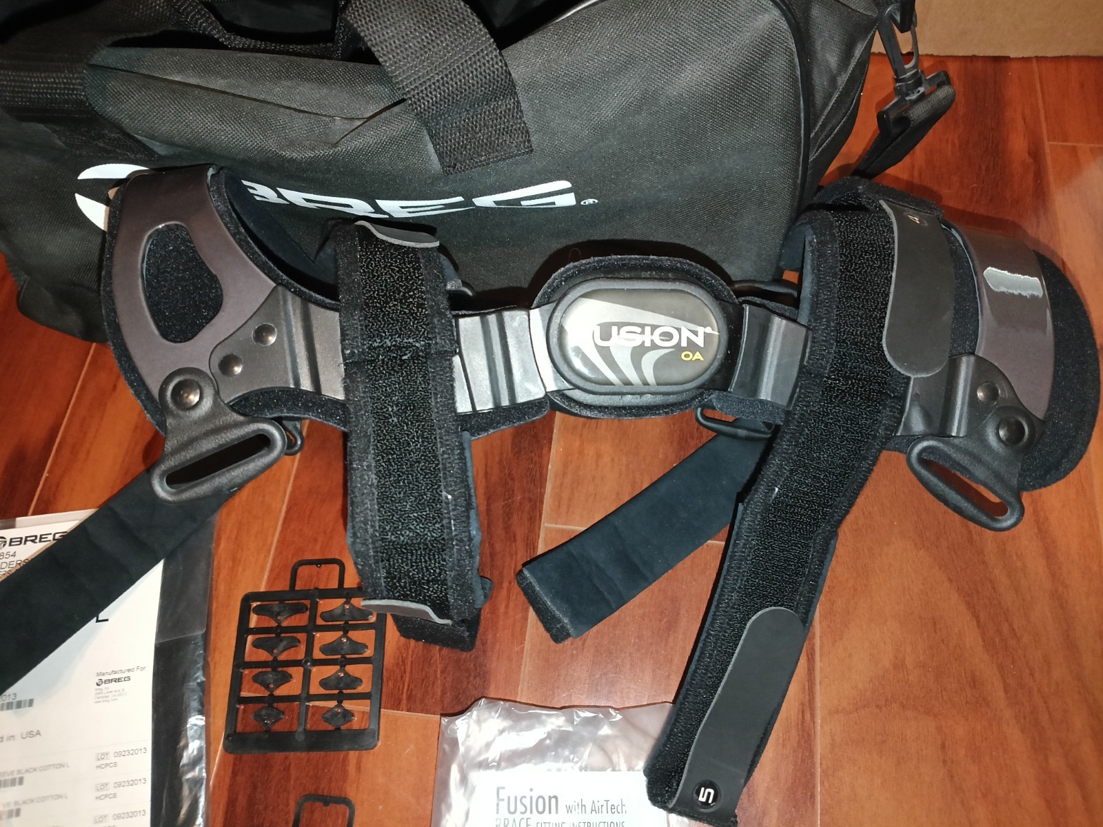 Breg Fusion OA With Air Tech ACL knee Brace Left Leg Large