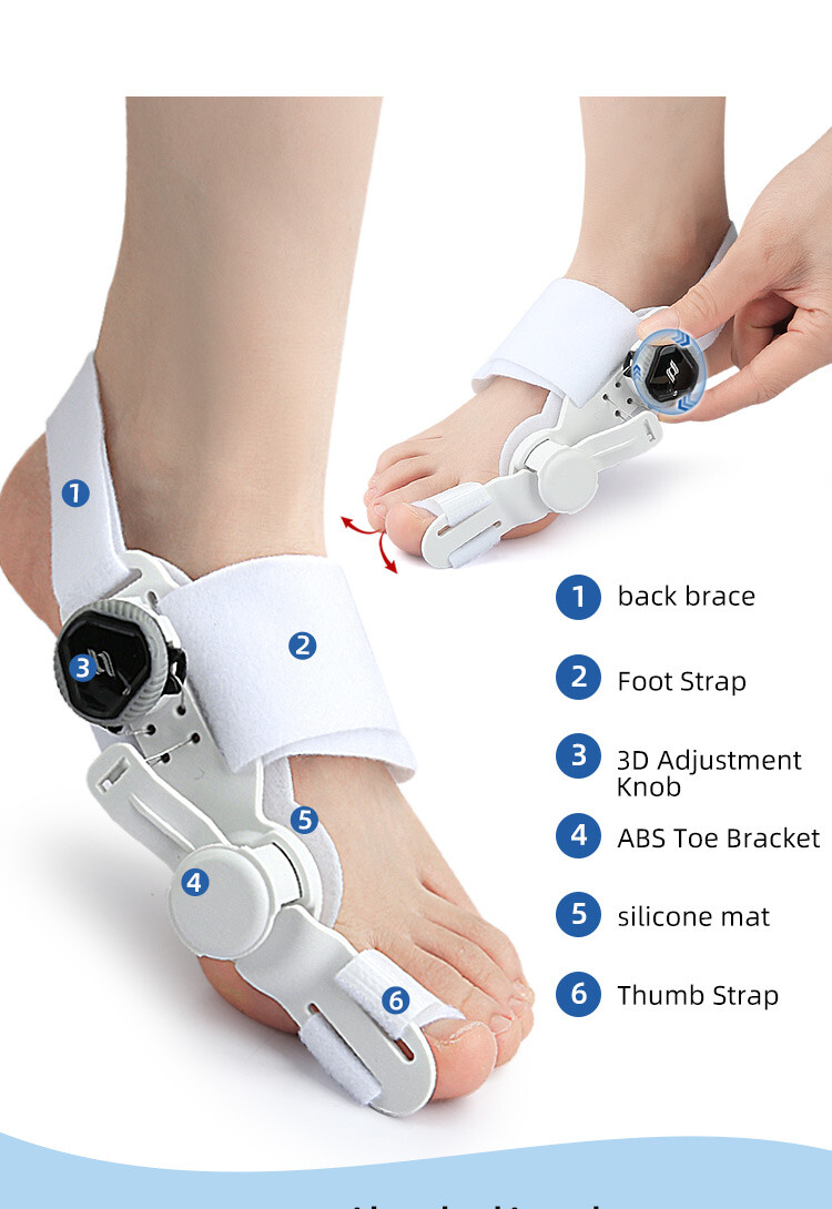 Unisex Bunion Corrector Hallux Valgus Corrector Orthopedic Big Toe Separator NCW
