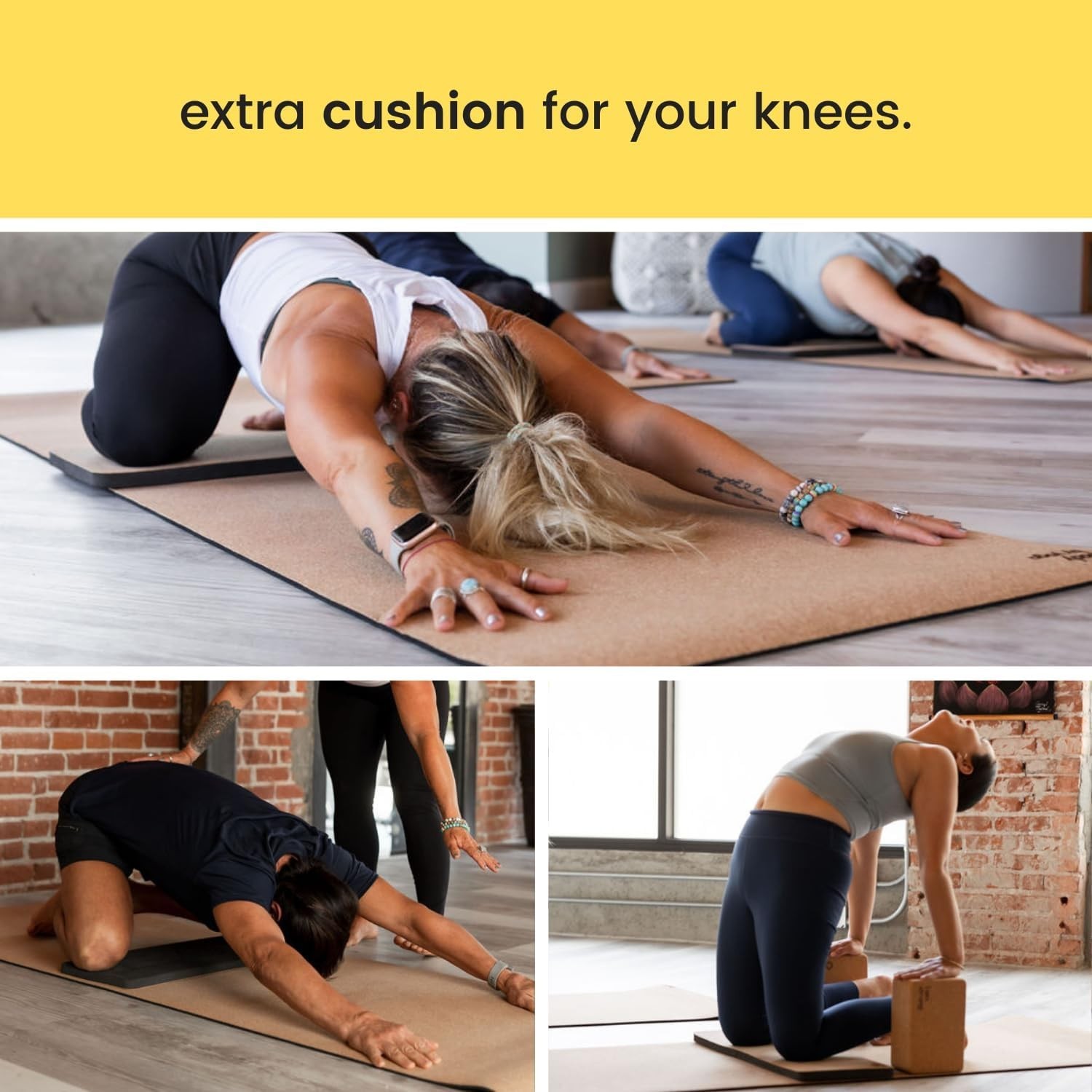 Yoga Knee Pad Cushion – Extra Thick Support for Knees, Elbows & Headstands | …