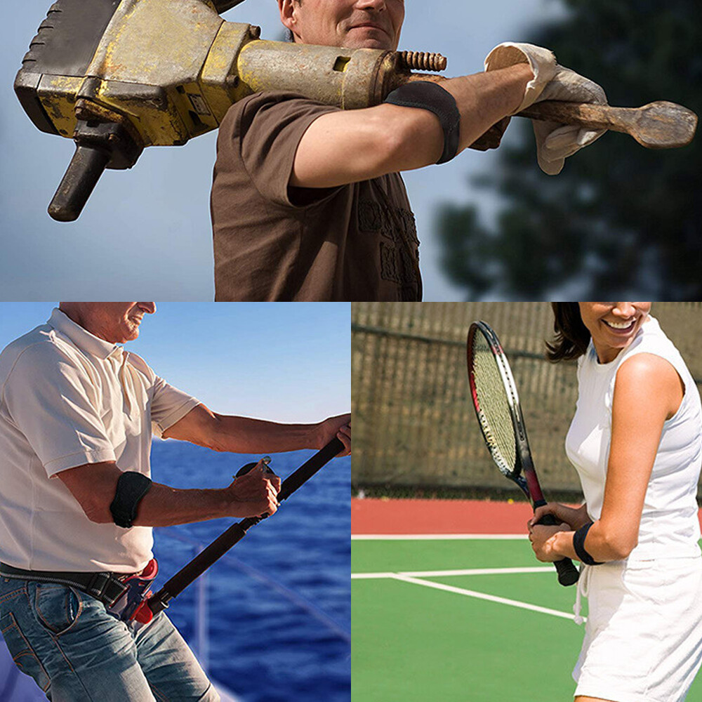 Tennis Elbow Brace Support Arthritis Tendonitis Golfer Arm Joint Pain Pad Strap