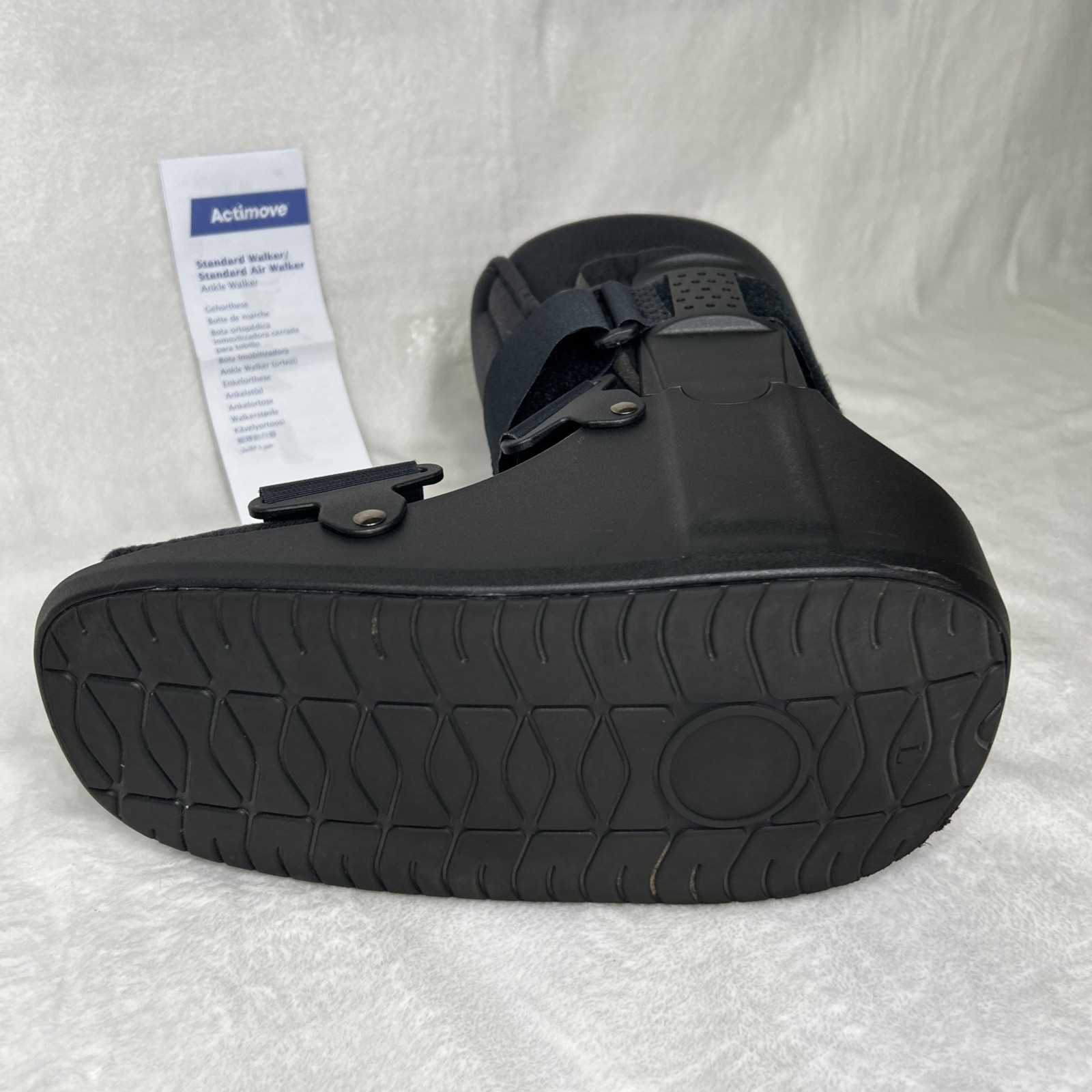 Actimove Ankle Walker Standard Low Size Large Men’s 10-12 Women’s 11-13 Black