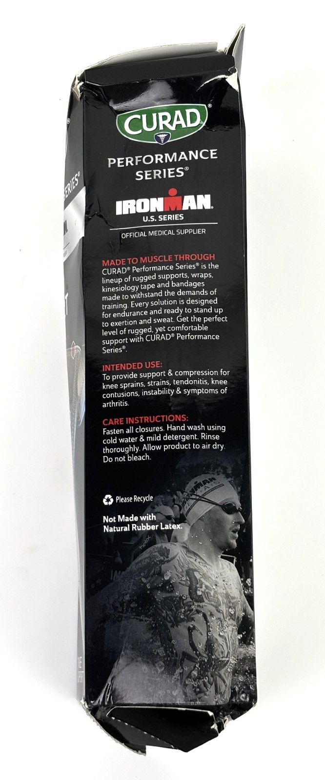 CURAD Performance Series IRONMAN Knee Support Universal Size Sprains Tendonitis