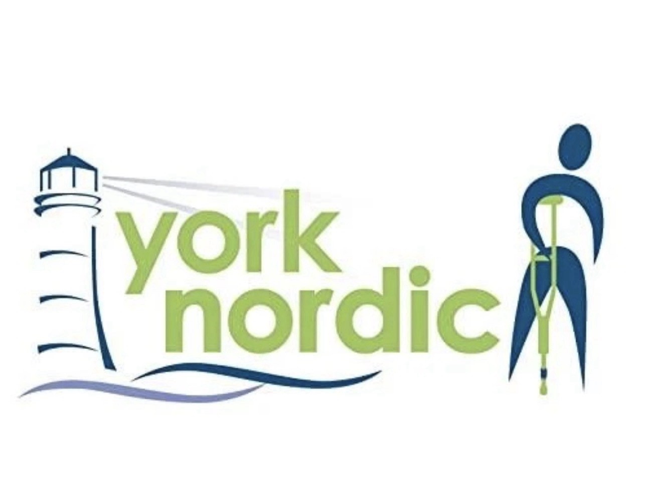 NEW OPEN BOX York Nordic Spring Cushion Crutches Adjustable Travel 330 lb Pair