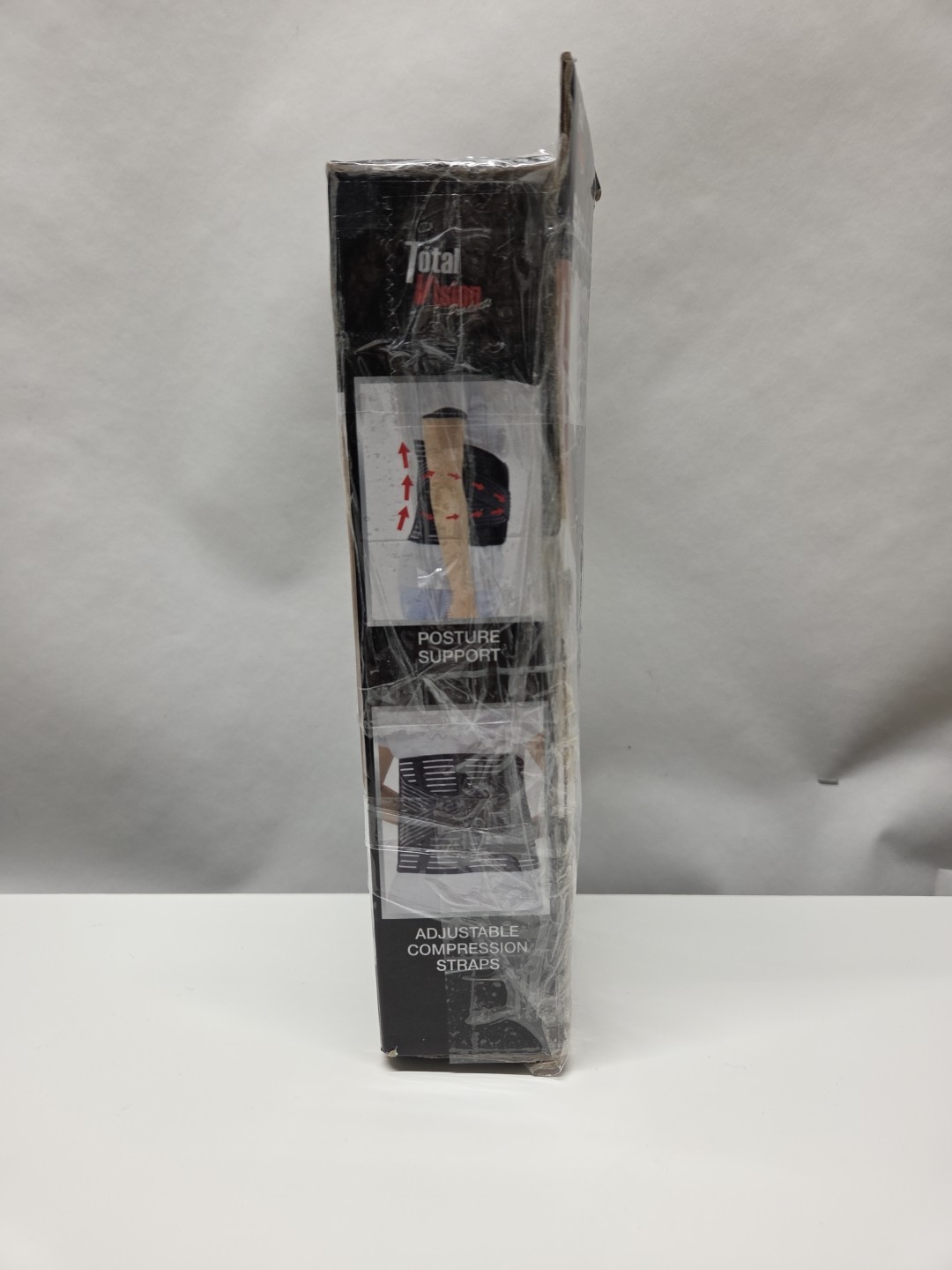 Total Vision Back Support Brace Size M Waist 38-41.5” New Damaged Box