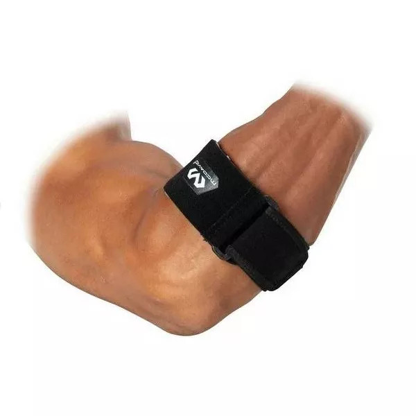 MCDAVID SPORT TENNIS AND GOLF ELBOW STRAP: TENDONITIS & MUSCLE PAIN – BLACK