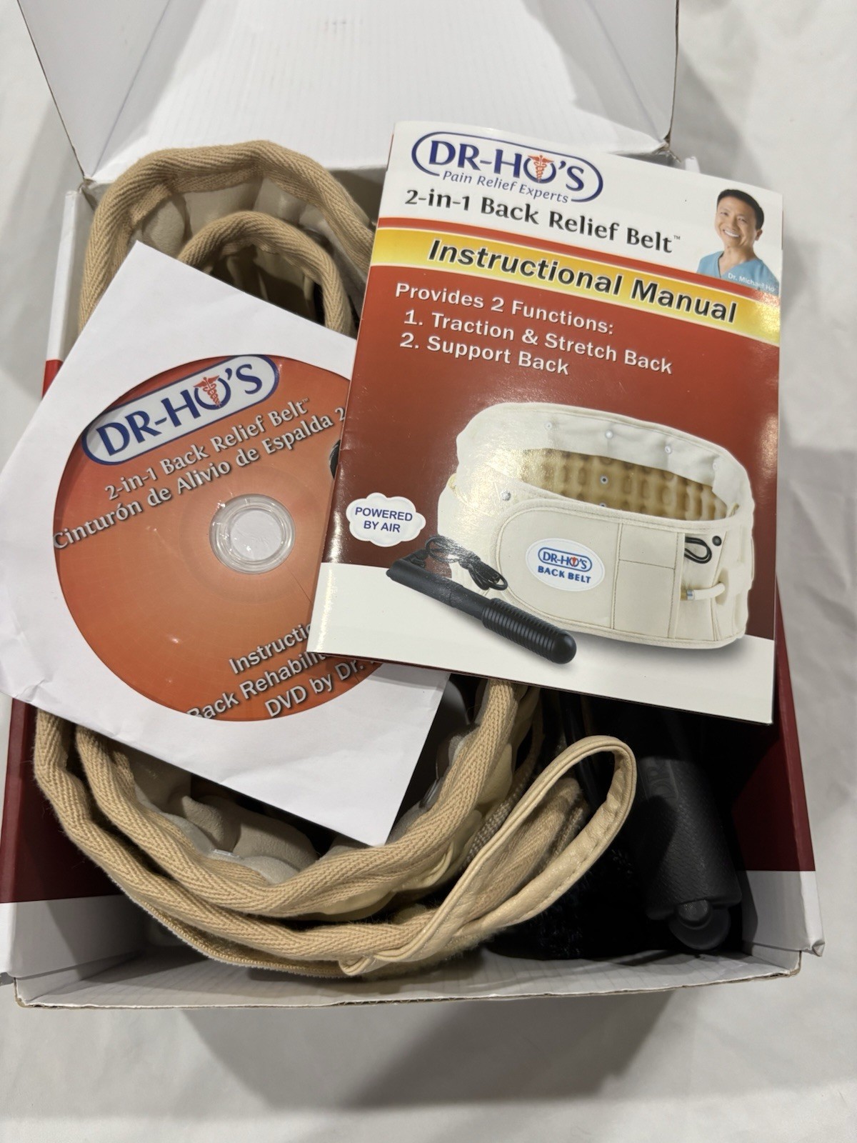 Dr Ho’s 2in1 Decompression Belt For Lower Back Pain Relief Lumbar Support Size A