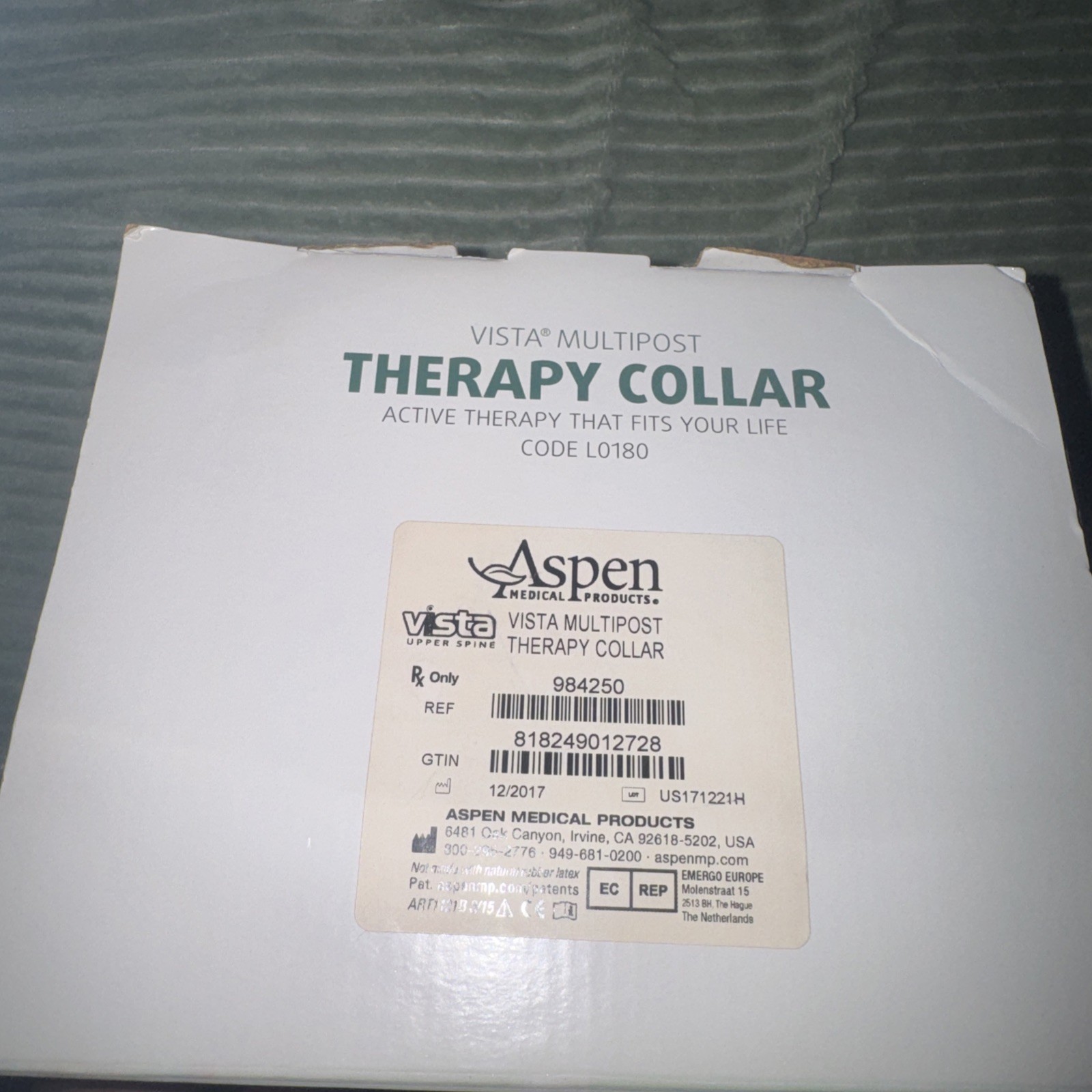 Aspen Vista MultiPost Therapy Collar with Pump & Gel Pack – Great Condition