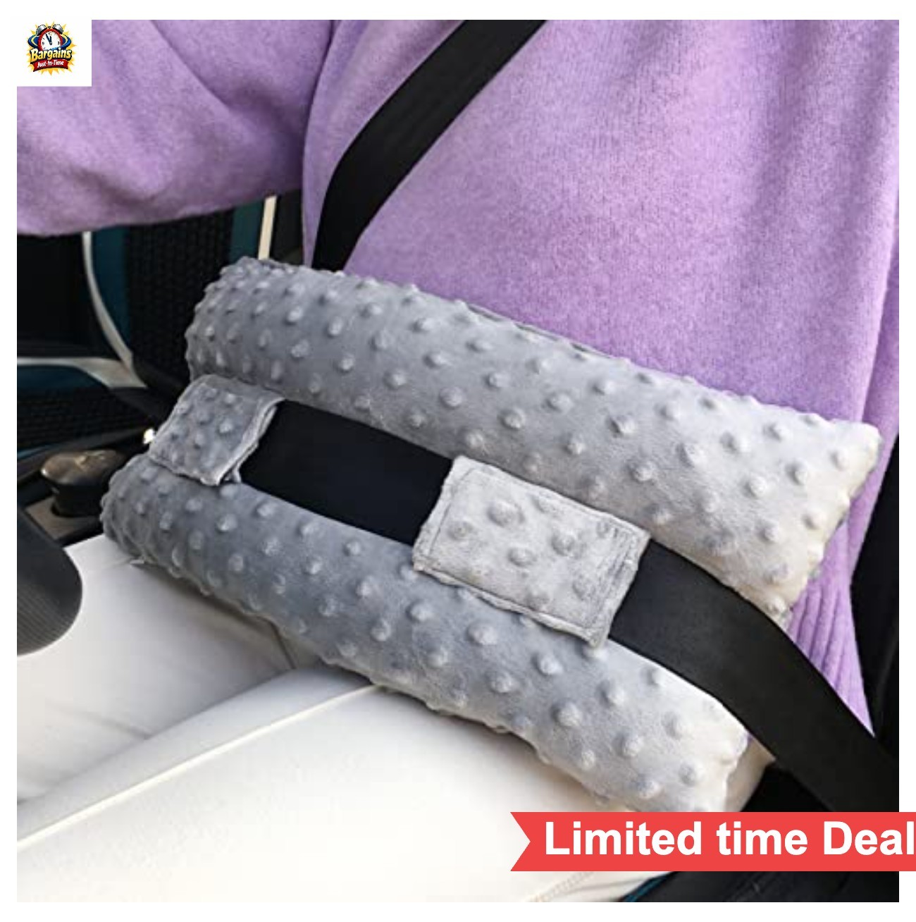 Hysterectomy Seatbelt Pillow Abdominal Surgery Recovery with Pocket for Ice Hot