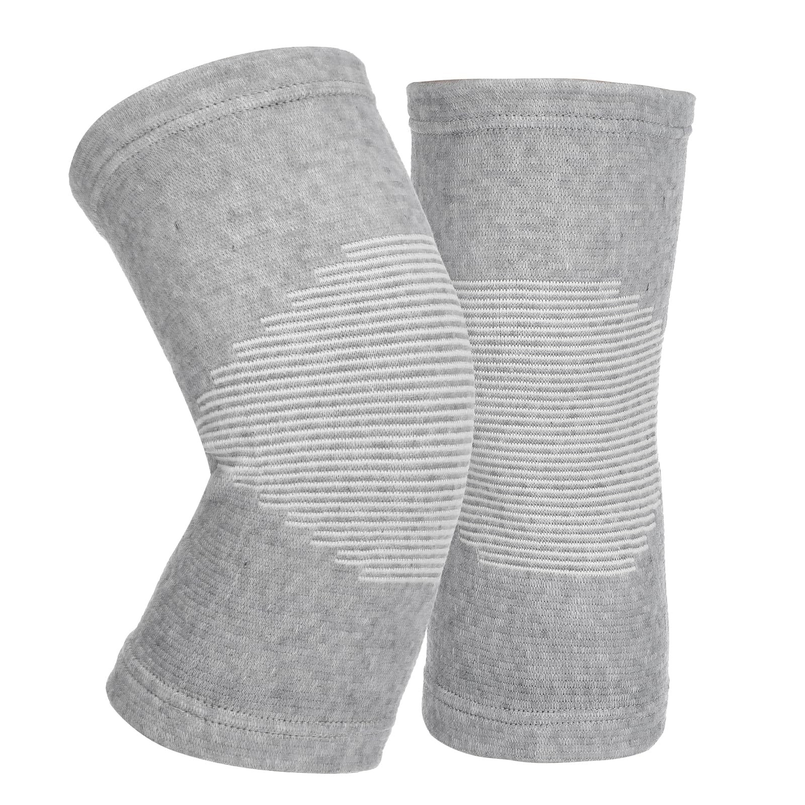 Bamboo Knee Sleeve, Elastic Compression Knee Brace Breathable Knee Pads Leg Slee