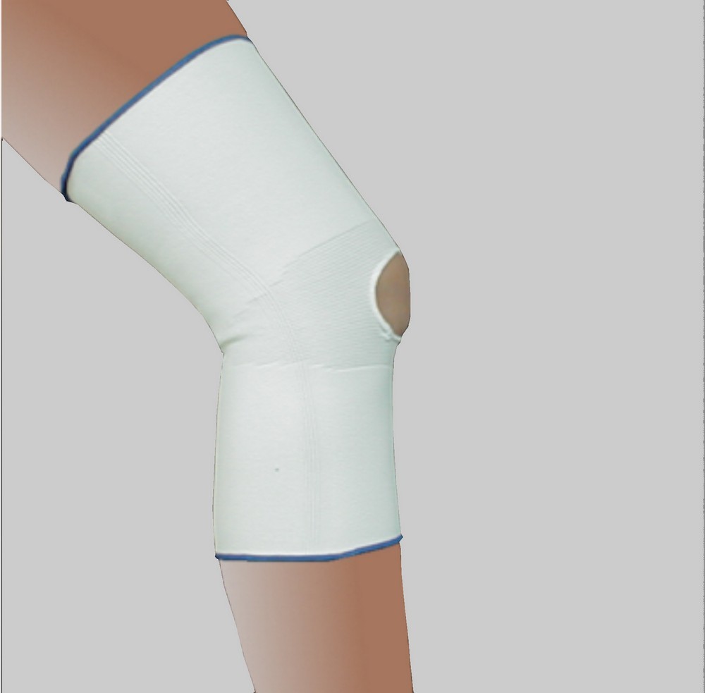 Alpha Medical Elastic Knee Support Brace with Open Patella Compression Sleeve