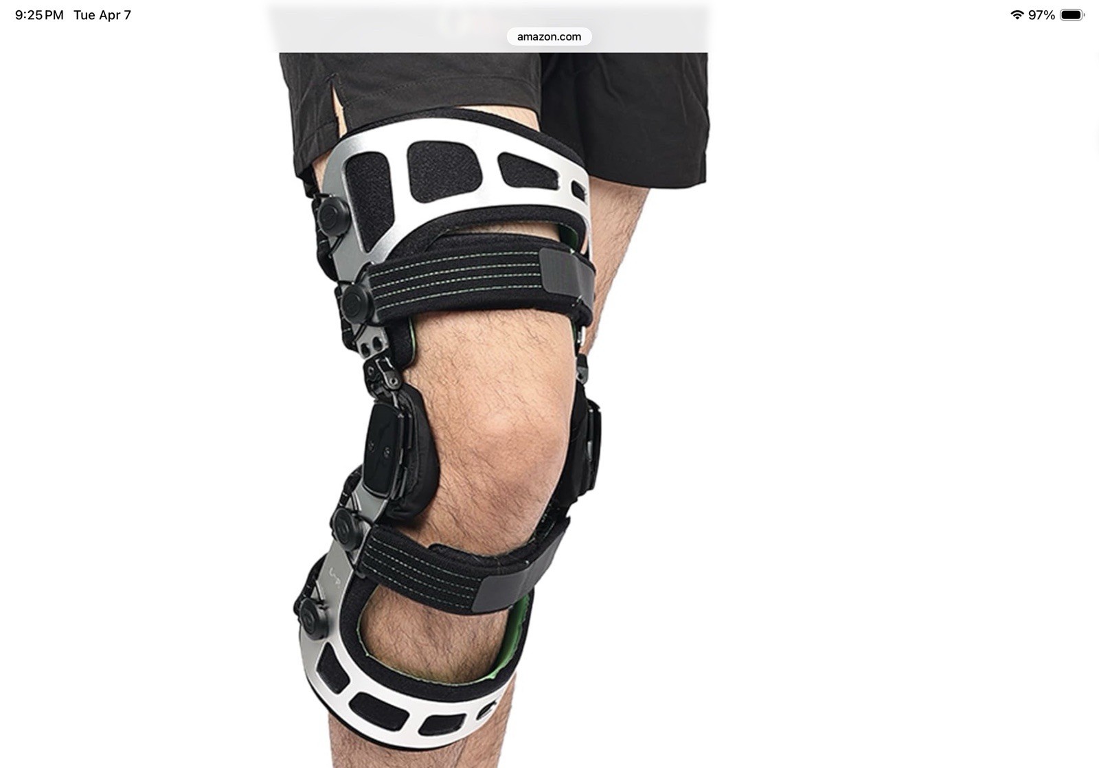 Orthomen OA Unloader Knee Brace Booster Green S/LEFT Ligament Injury, Unisex