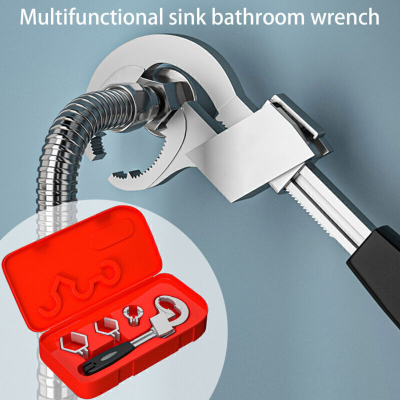 Multifunction Adjustable Double Ended Wrench WATER PIPE Hand Tools Universal