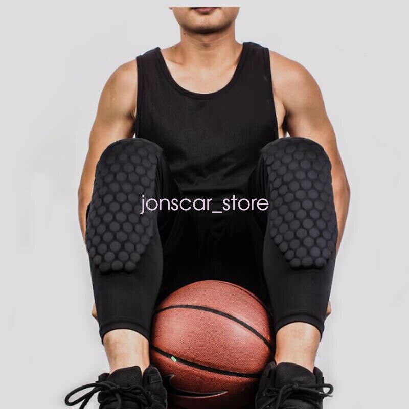 Upgrated Honeycomb Knee Pad Crashproof Basketball Leg Long Sleeve Protector Gear