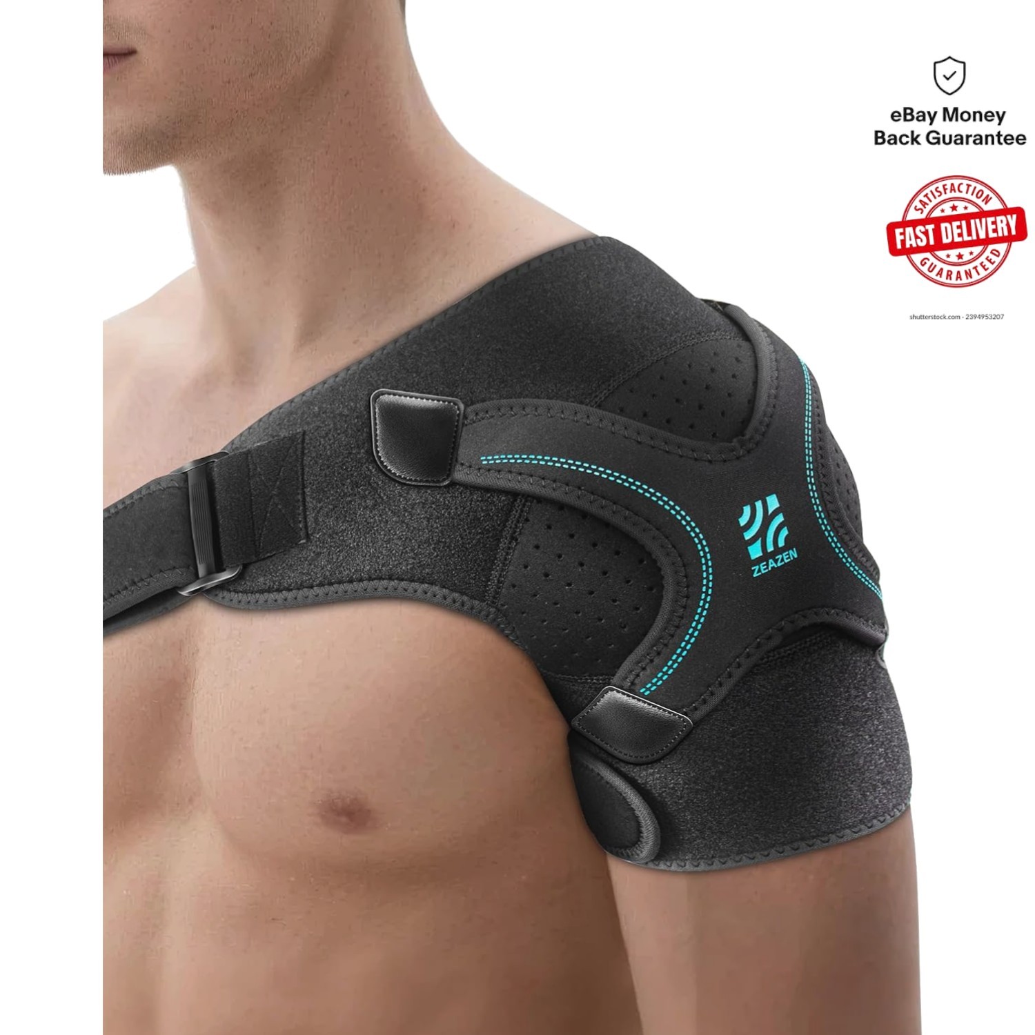 Rotator Cuff Injury Recovery Shoulder Brace – Stylish Slim Fit for Men & Women