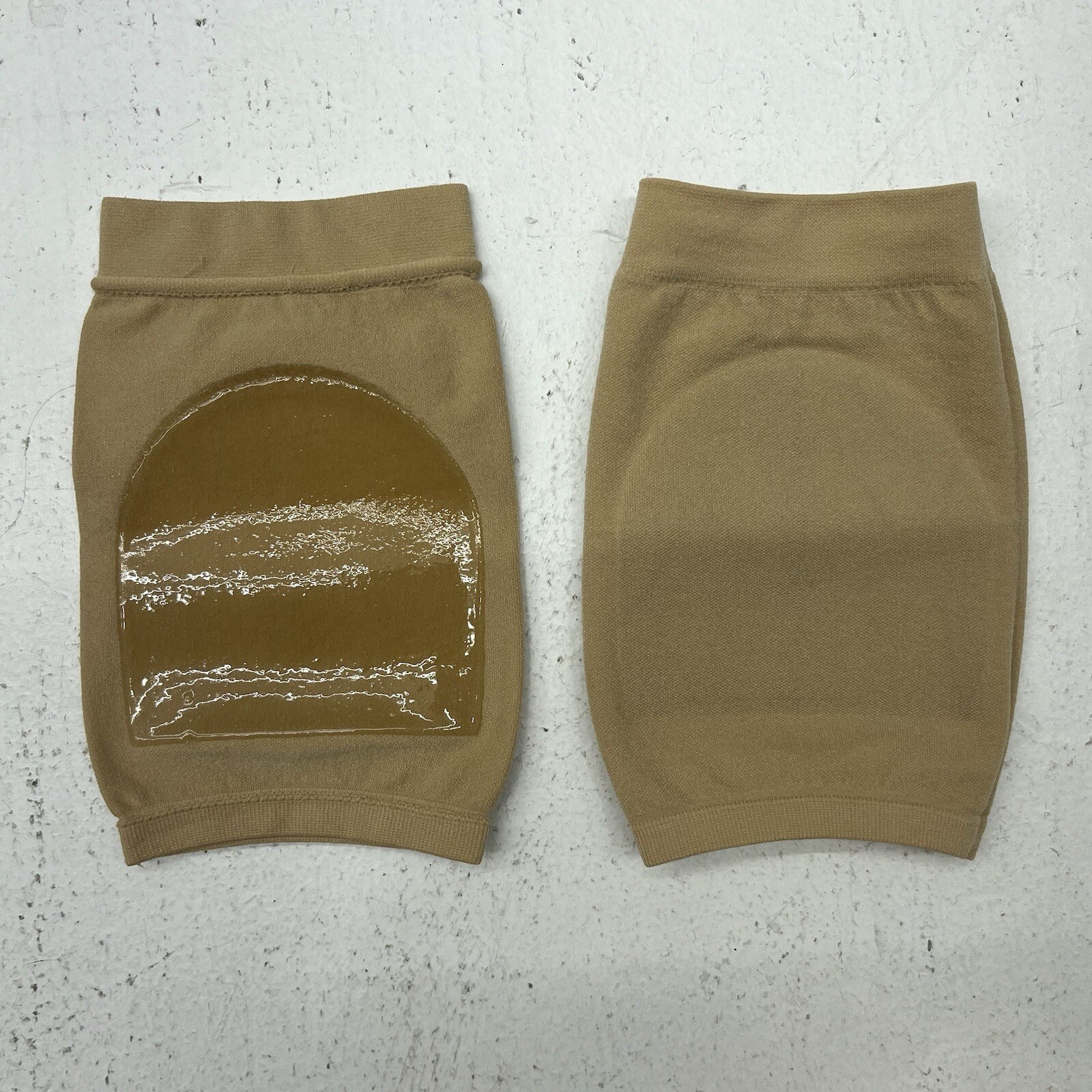 Beige Achilles Heel Sleeve Tendonitis Relief Heel Support One Pair Gel Pads