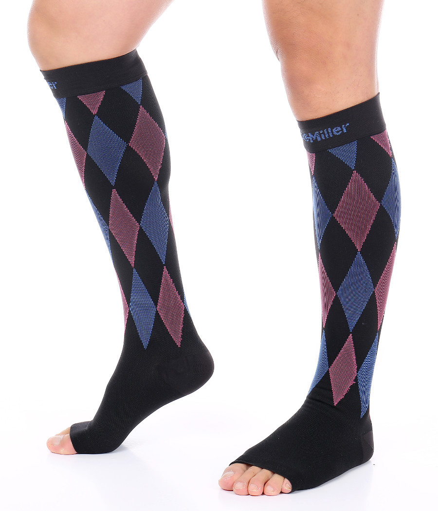 DOC MILLER MEDIAS DE COMPRESION PUNTA ABIERTA 3040mmHg MANGAS PARA DOLOR VARICES