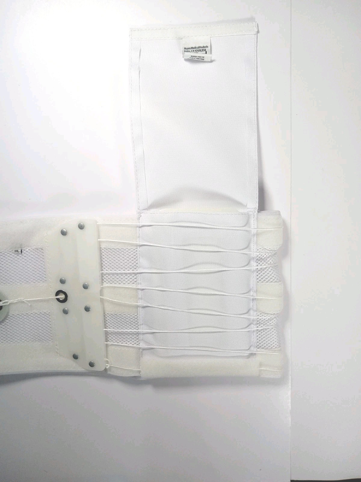 Aspen Quickdraw Rigid Anterior Panel XXL 46-57in Pain Relief Orthosis White