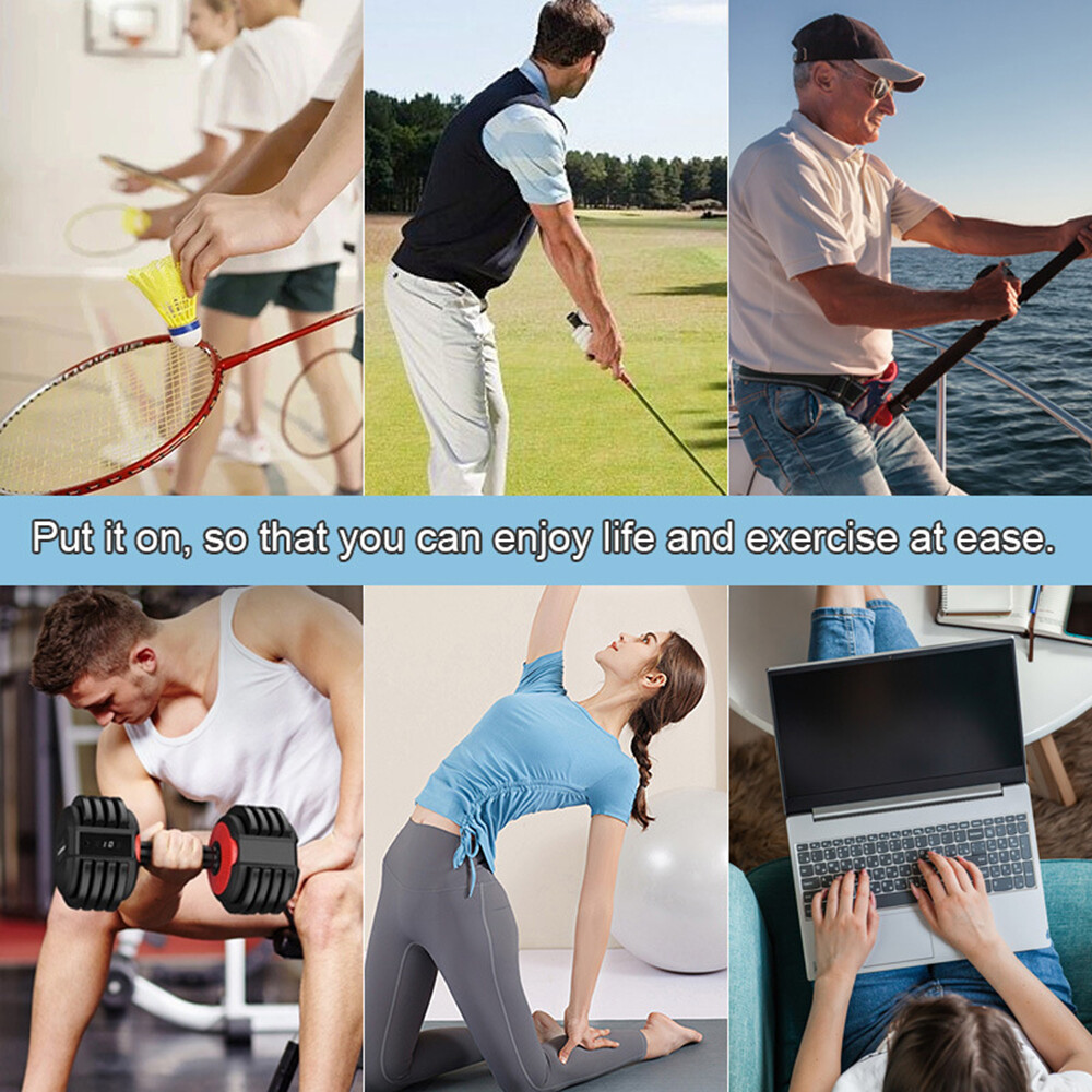 4x Black Adjustable Wrist Brace Pain Support Wrist Brace For TFCC Wrist Band USA
