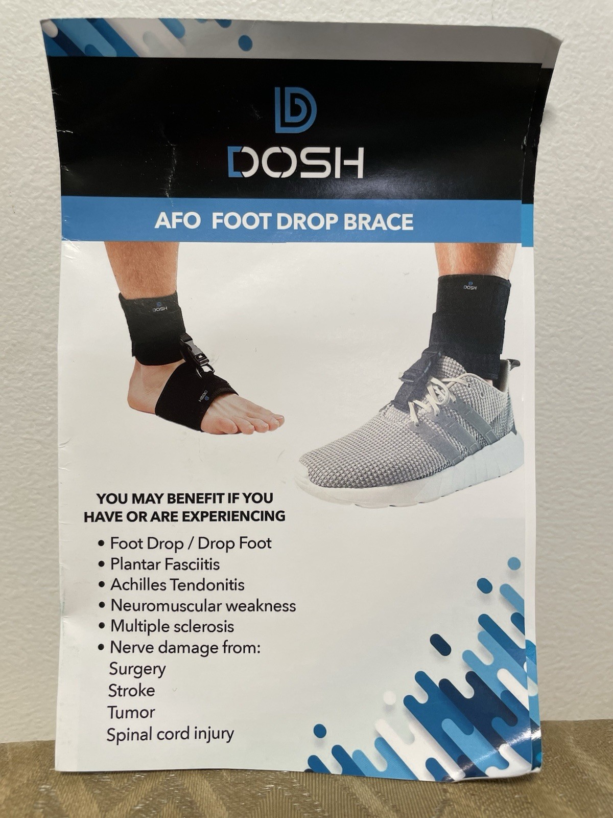 DOSH Soft AFO Foot Drop Brace