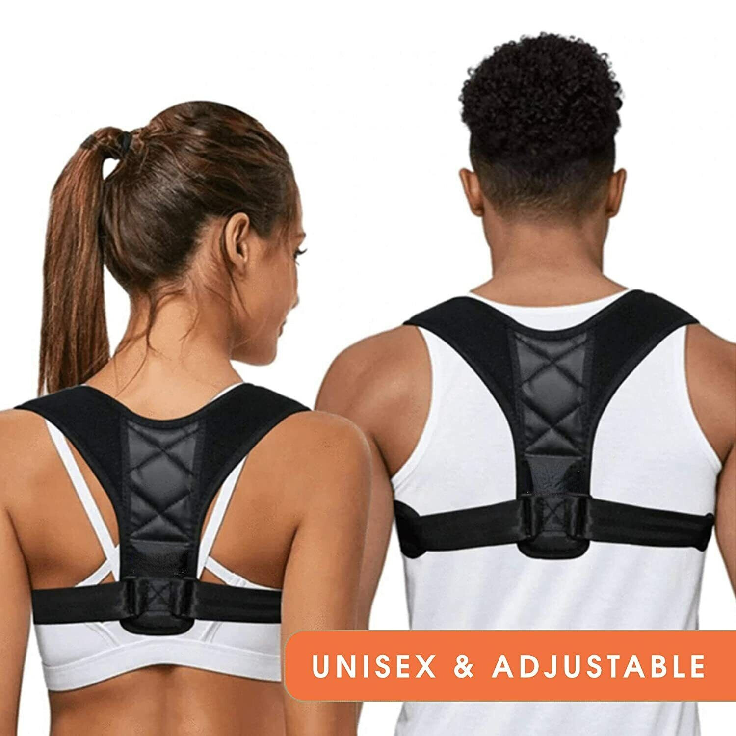 Posture Corrector For Men/Women Upper Support Back Brace Adjustable For Clavicle