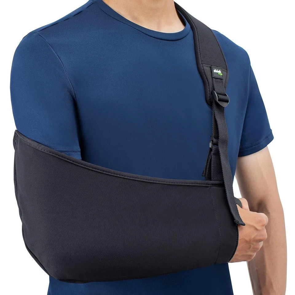 Arm Sling Air: Breathable Medical Sling with Padding on Strap. for Broken & Frac