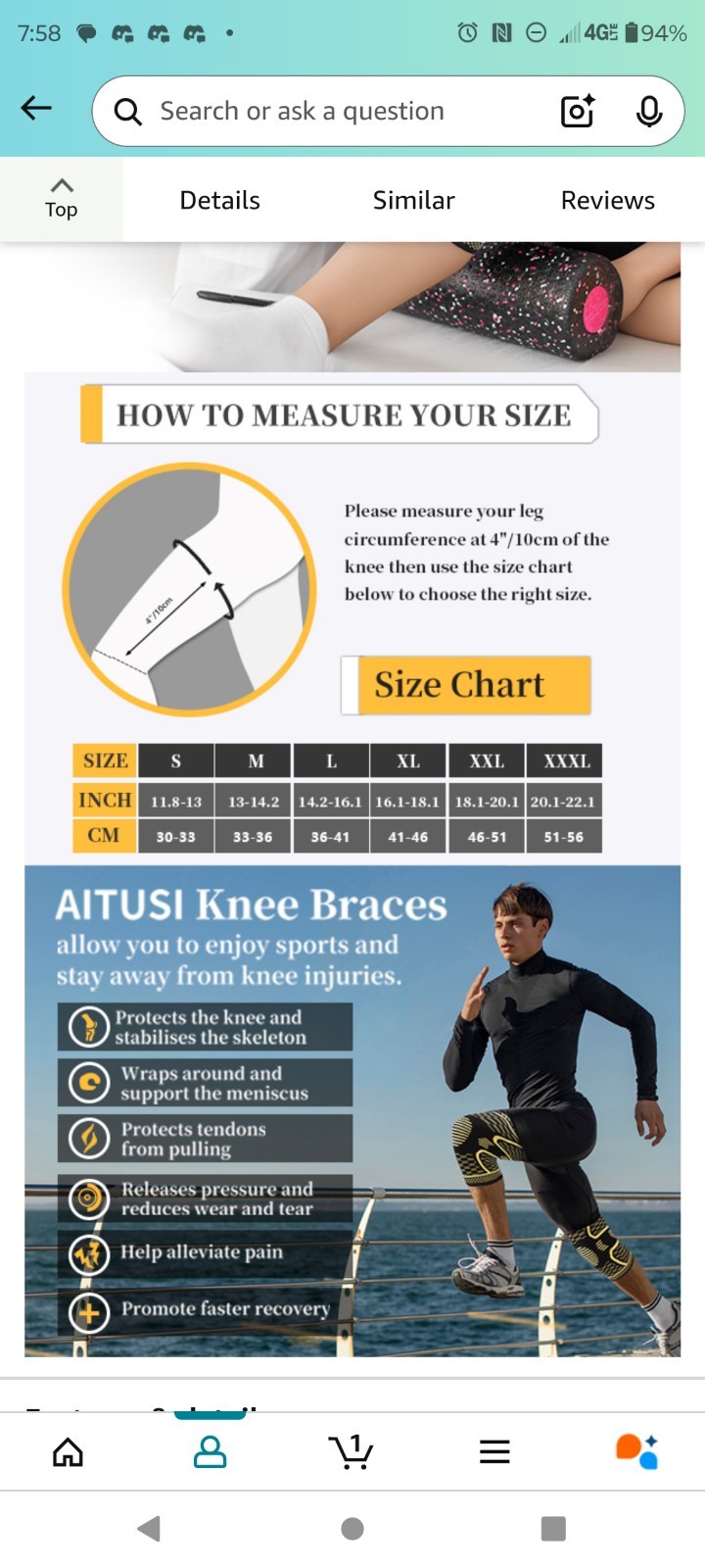 2 Copper Knee Sleeves Compression Brace Support Sport Joint Injury Pain NEW