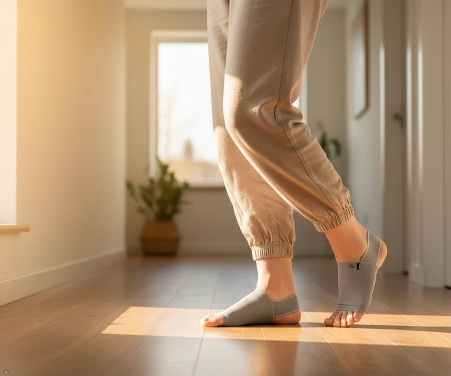 Metatarsal Compression Arch Support Sleeves with Gel Pad – Pain Relief Brace