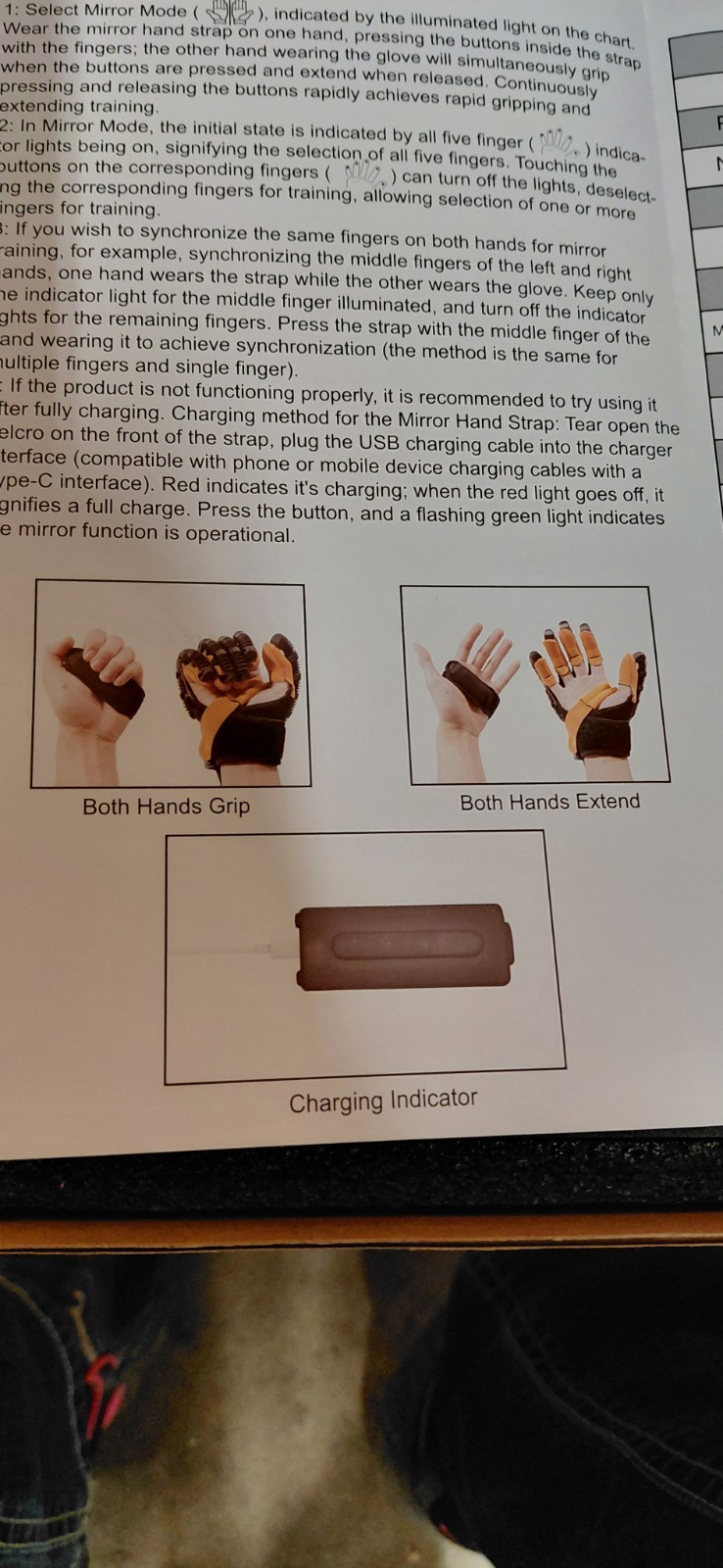 robot training glove