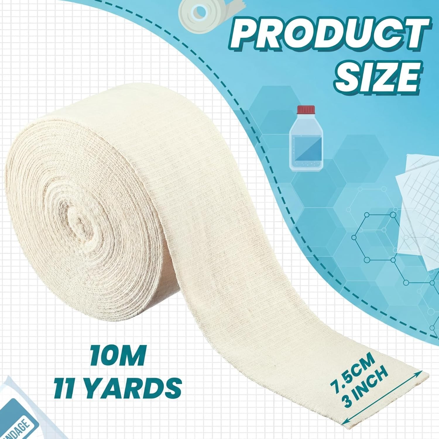 Cotton Tubular Stockinette Gauze Roll Tubular Arm Stocking Elastic Leg Stocki…