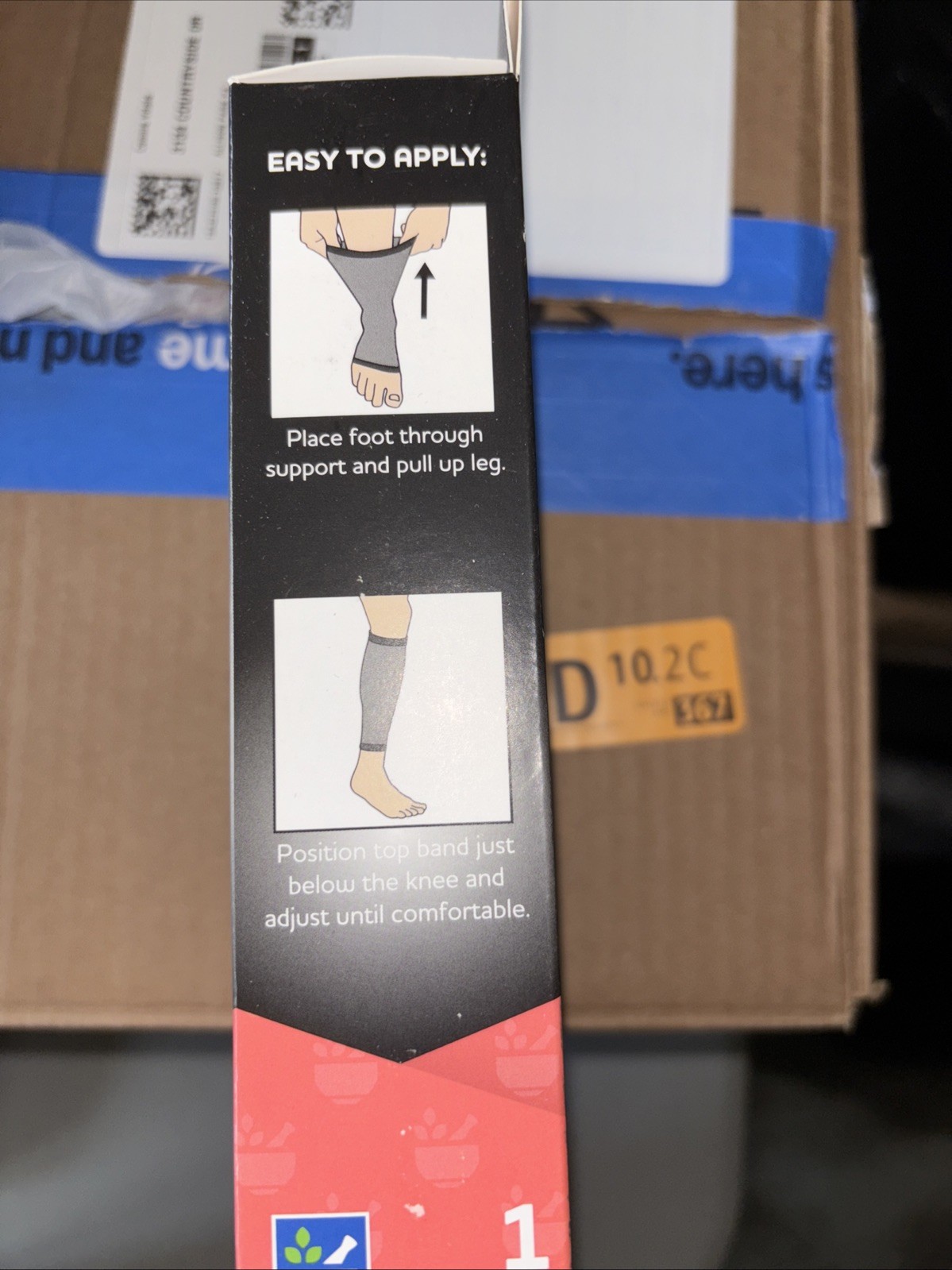 Rite Aid Compression Calf Sleeves Support for Sore, Weak, and Injured Calves S/M