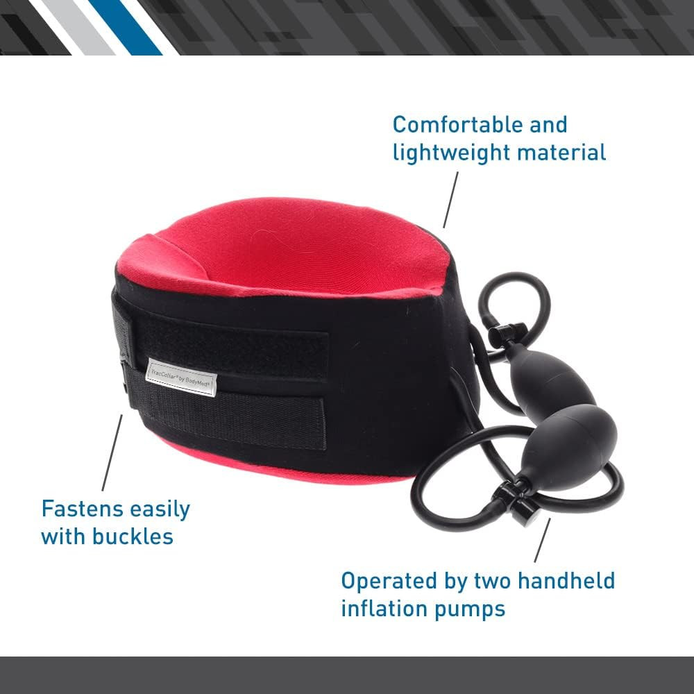 Traccollar Cervical Neck Traction Device, Small/Medium, Fits 14” to 16” Neck Siz