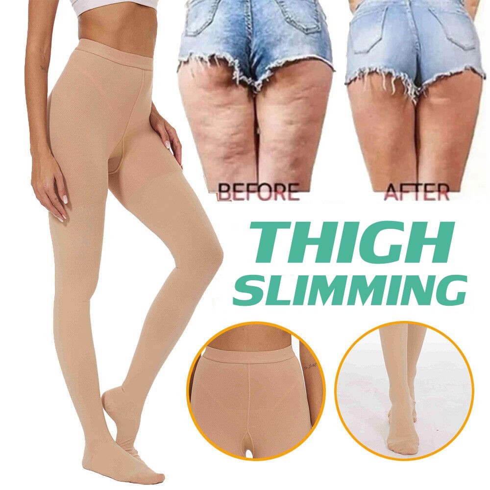 Mejores Medias Pantys Calcetas Largas De Compresion Para Varices Talla L NEW