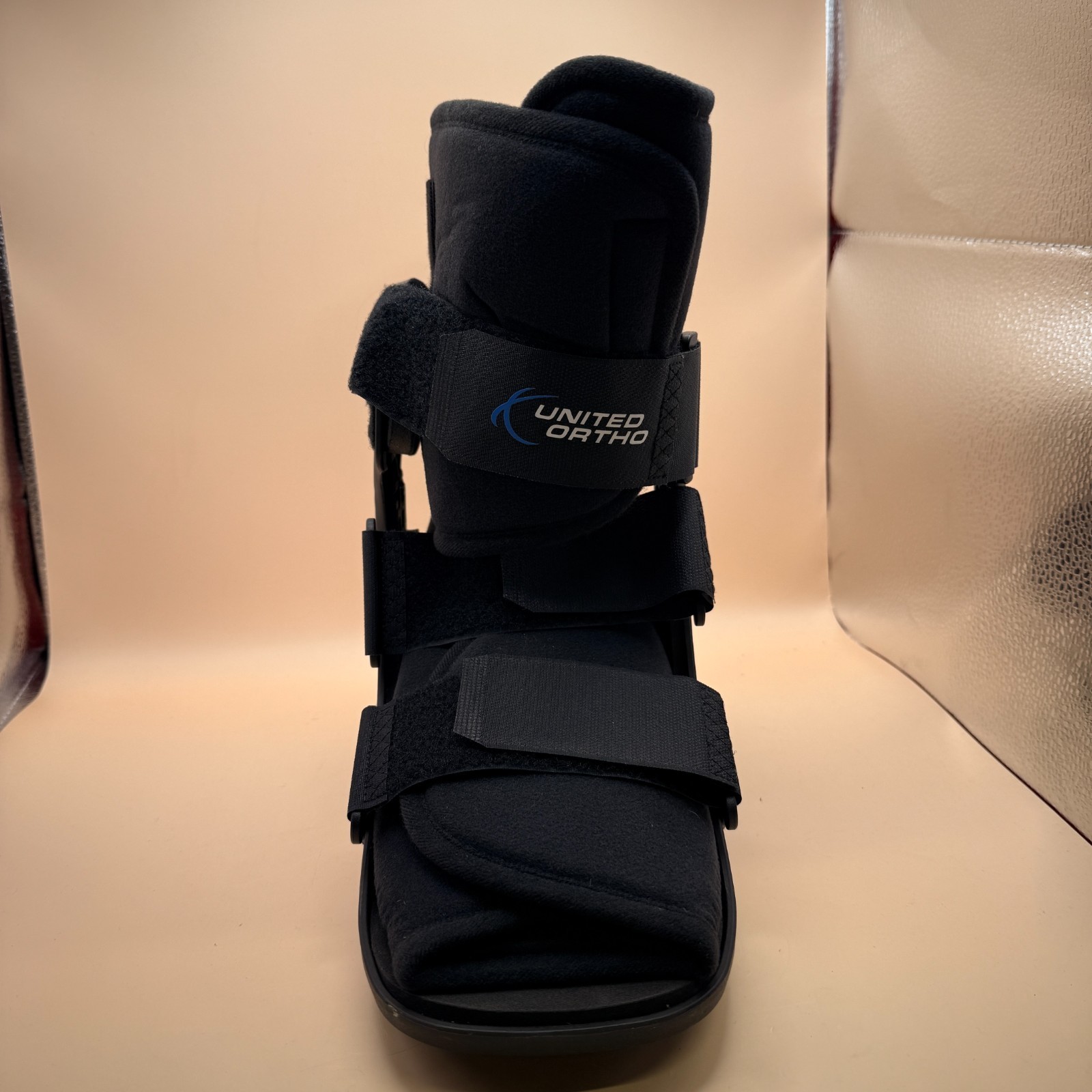 United Ortho Short Cam Walker Fracture Boot, Large, Black