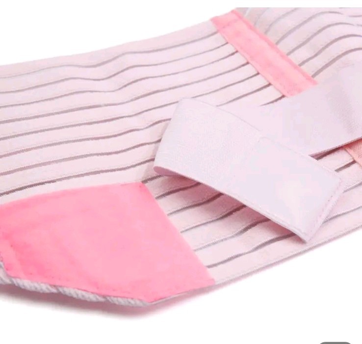 Pregnancy Support Belt Maternity Belly Band Back Pain Relief Adjustable Pink NEW