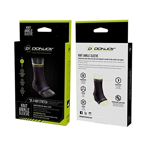 DonJoy Performance Knit Ankle Sleeve – Lightweight and Low-Profile…