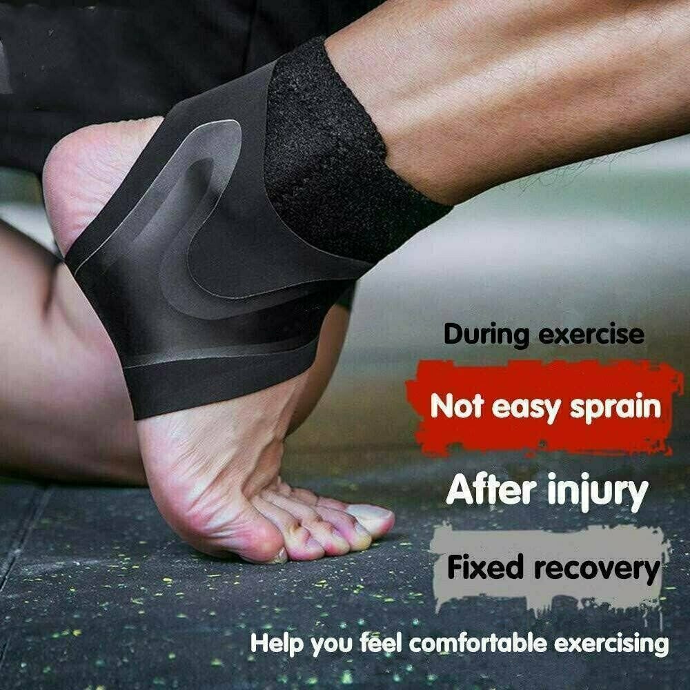 Ankle Brace Support Compression Sleeve Plantar Fasciitis Pain Relief Feet Wrap