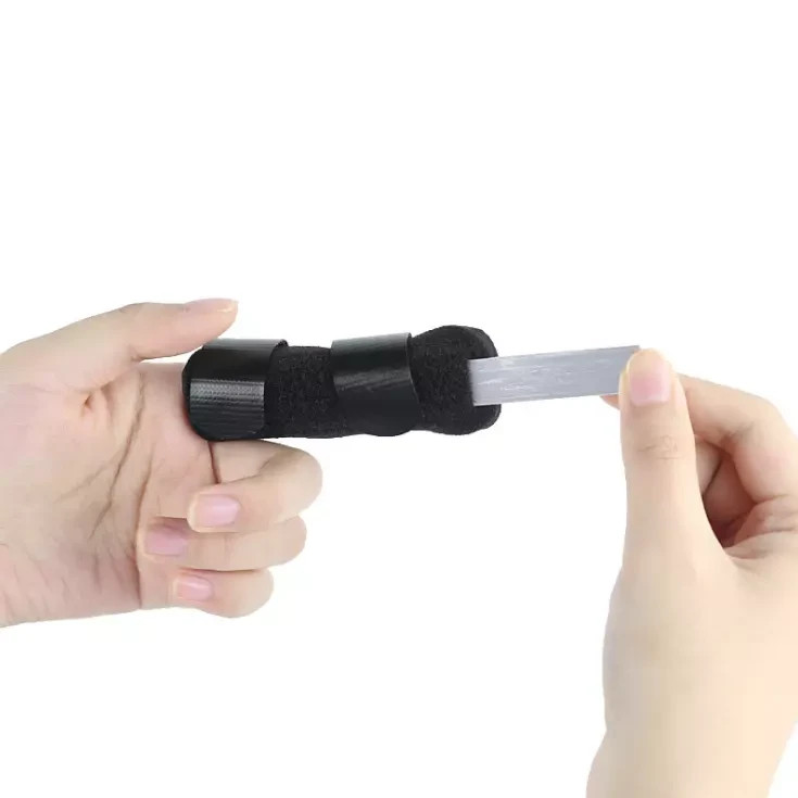 Finger Splint Support Brace Pain Relief Trigger Fixing Straightener Corrector UK
