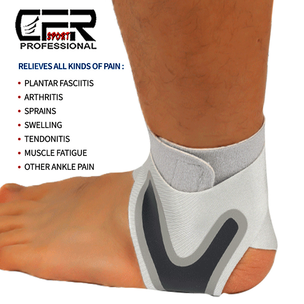 Compression Ankle Arch Support Brace Planter Fasciitis Pain Relief Foot Wrap CFR