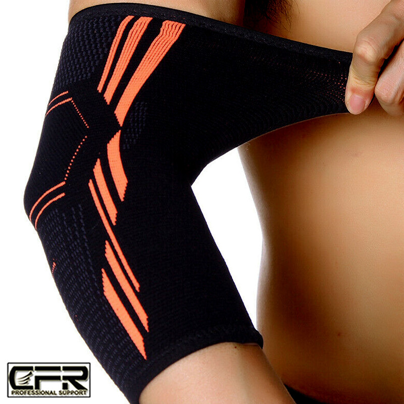 Copper Compression Elbow Support Brace Sport Joint Pain Arthritis Sprain Sleeves