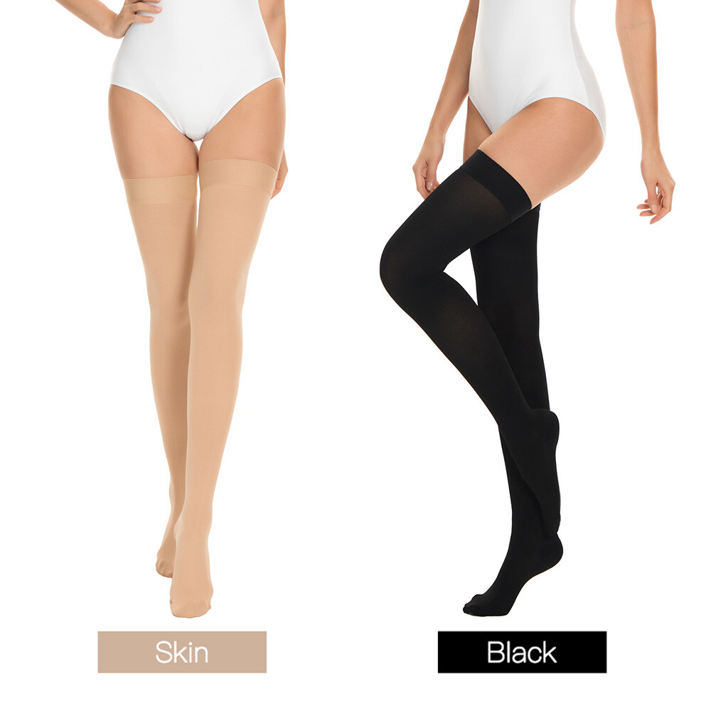 Thigh High Compression Stockings 20-30 mmHg Medical Surgical Socks Varicose Vein