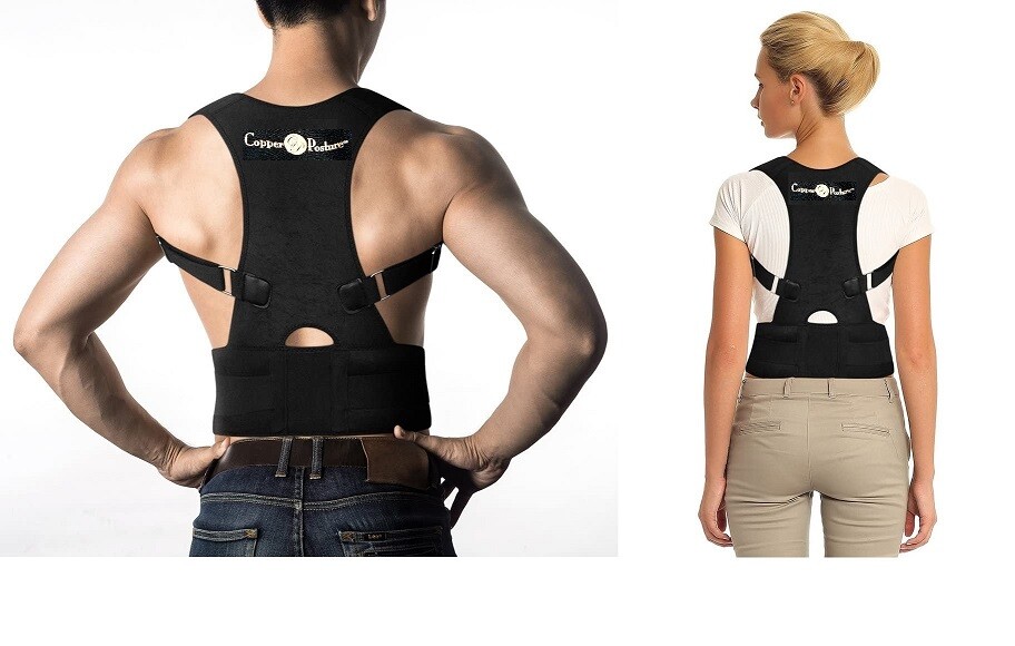 Adjustable Posture Corrector low Back Support Shoulder Brace Belt men women