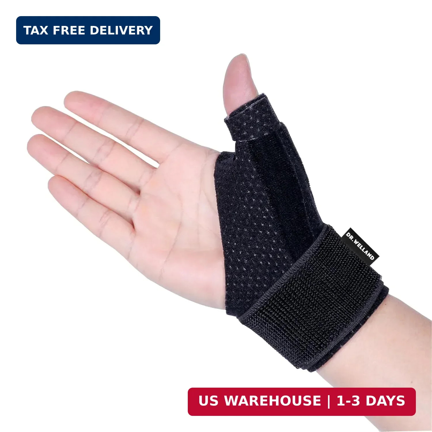 Reversible Thumb & Wrist Stabilizer splint for BlackBerry Thumb, Trigger Finger,